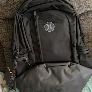 HURLEY backpack. Black. NEW WITH TAGS.